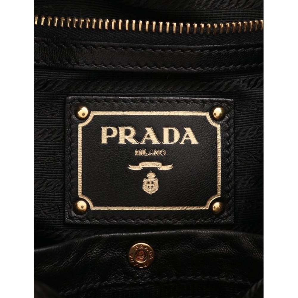 Prada Nylon Bag Beige Black Python - image 6
